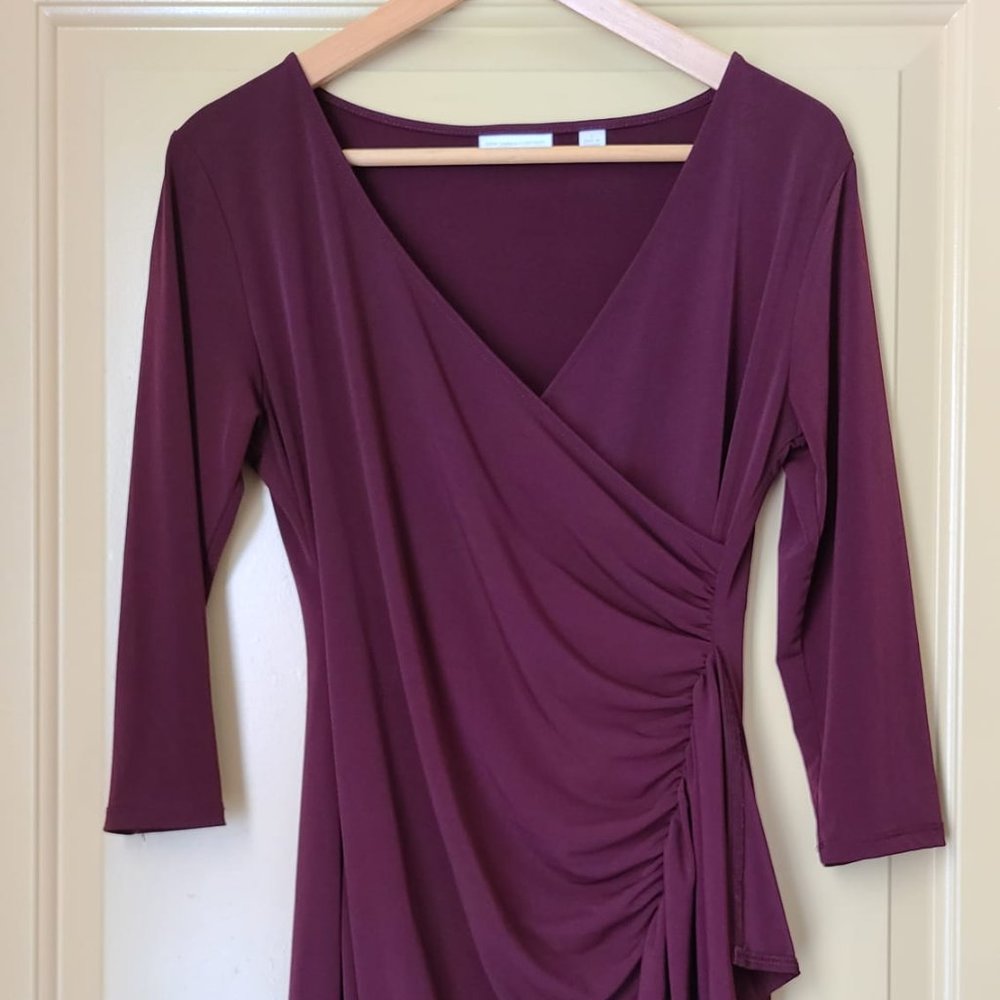 Formal burgundy dress